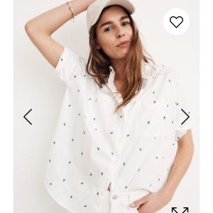 Madewell Embroidered Cactus 🌵 shirt
